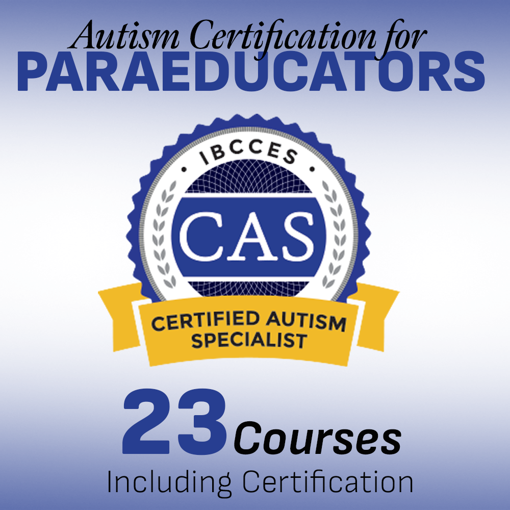 Autism Certification for Paraeducators