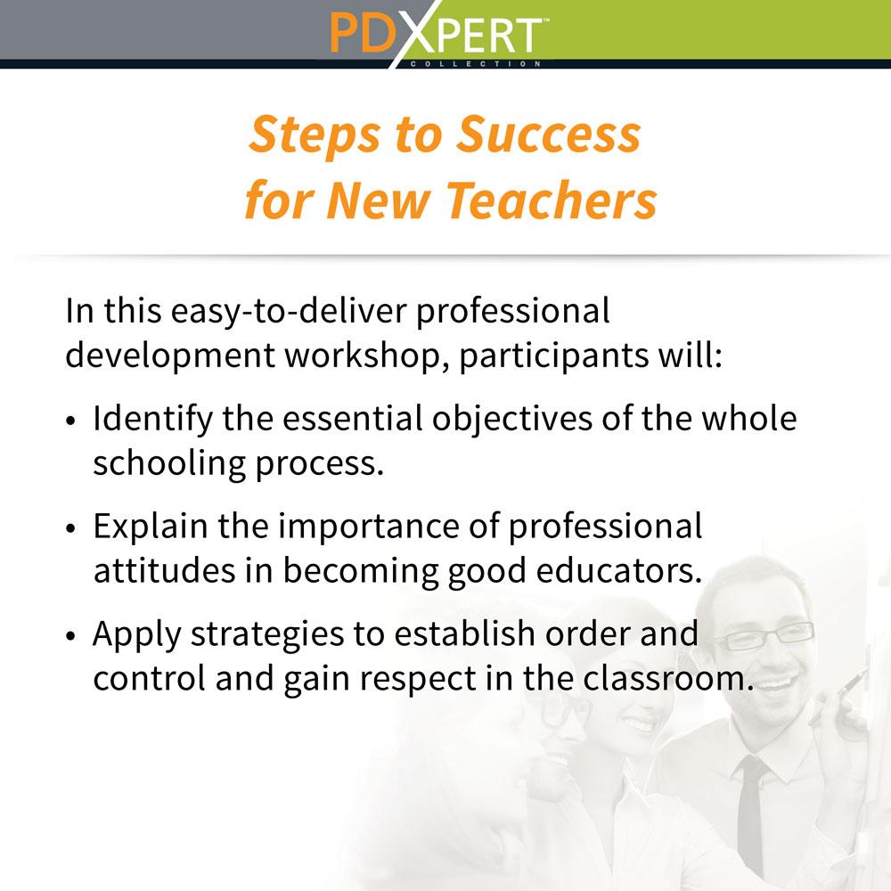 Ready-to-Use Inservice Workshops on Leadership: Steps to Success for New Teachers